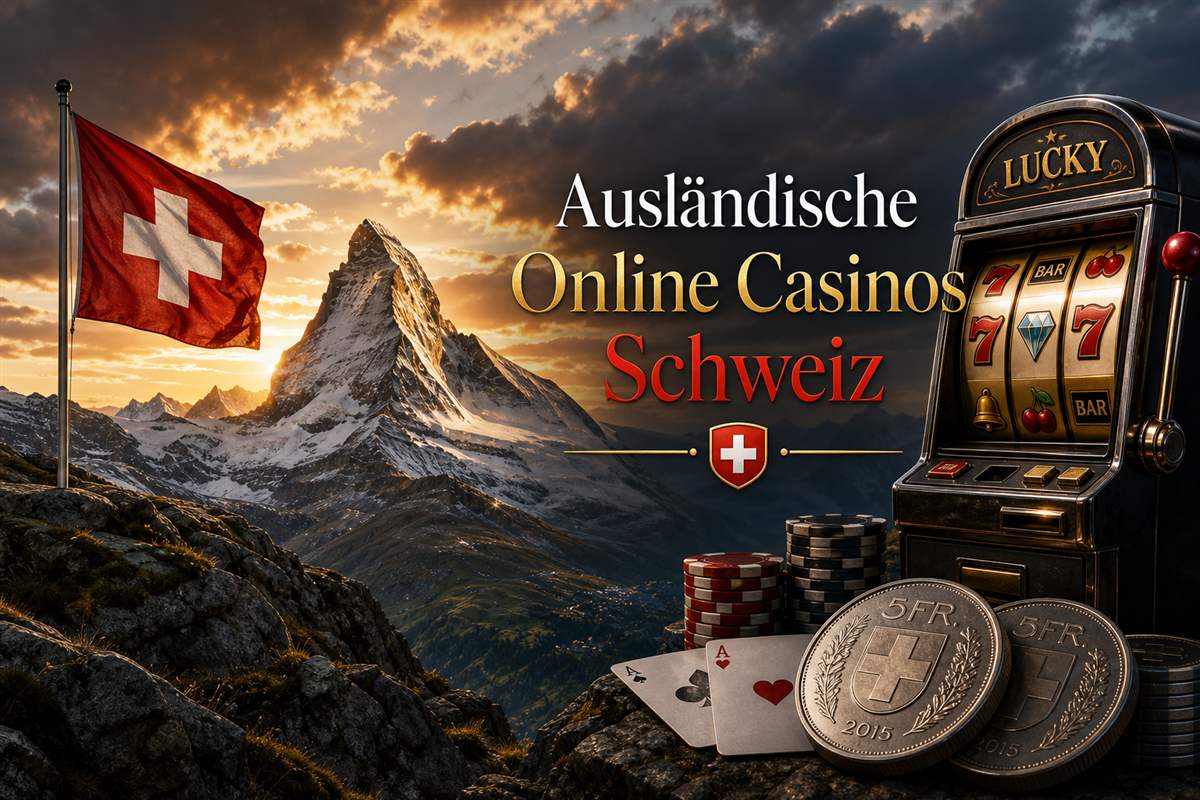 Ausländische Online Casinos Schweiz – Banner